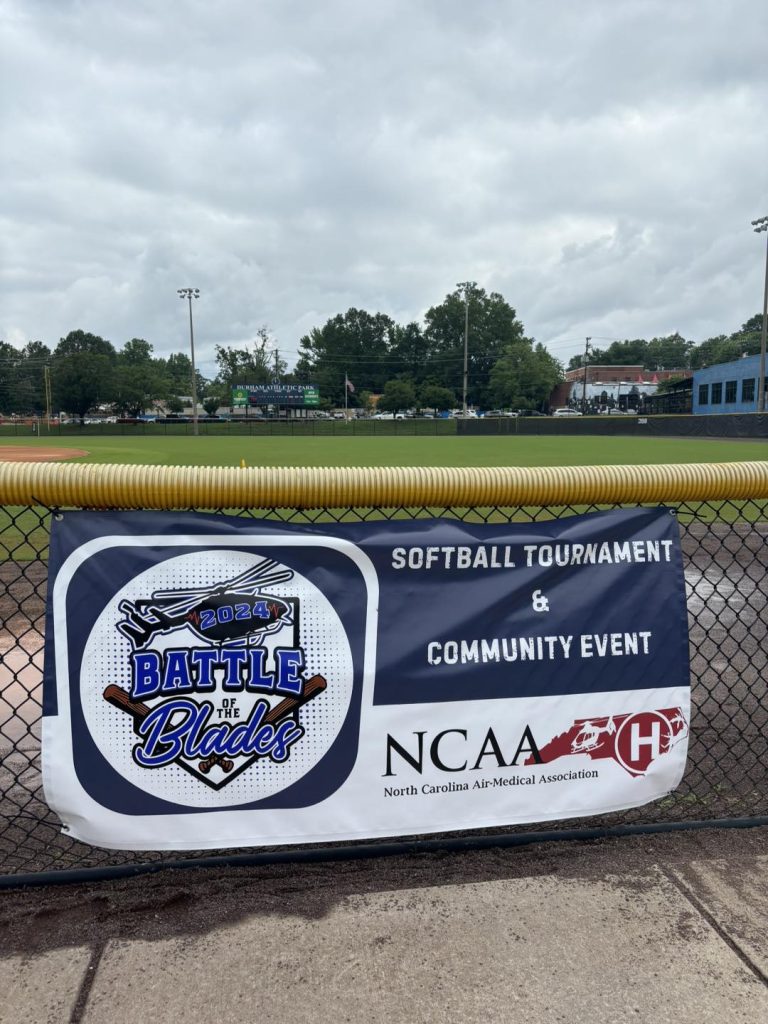 Battle of the Blades Banner at Historic Durham Athletic Park