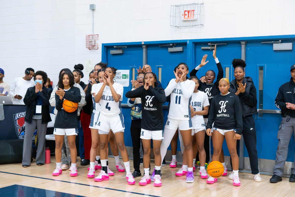 Hillside WBB cheering