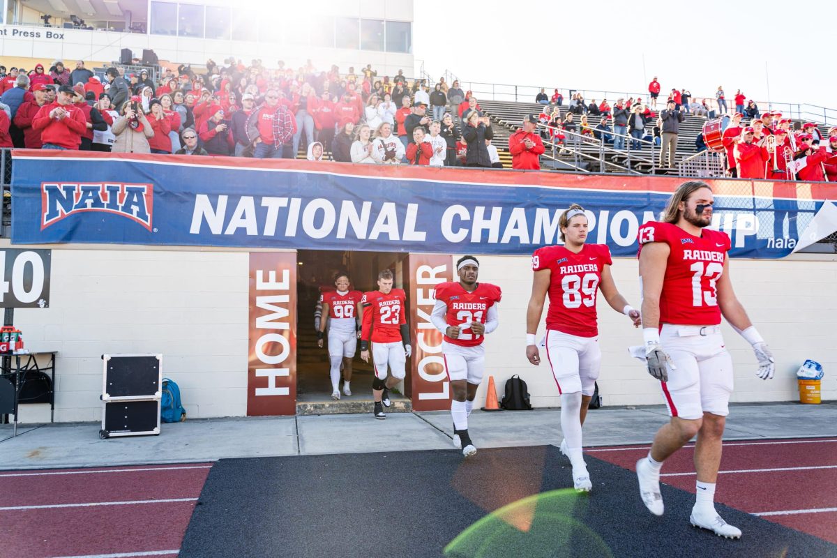 Northwestern coming out of the locker room