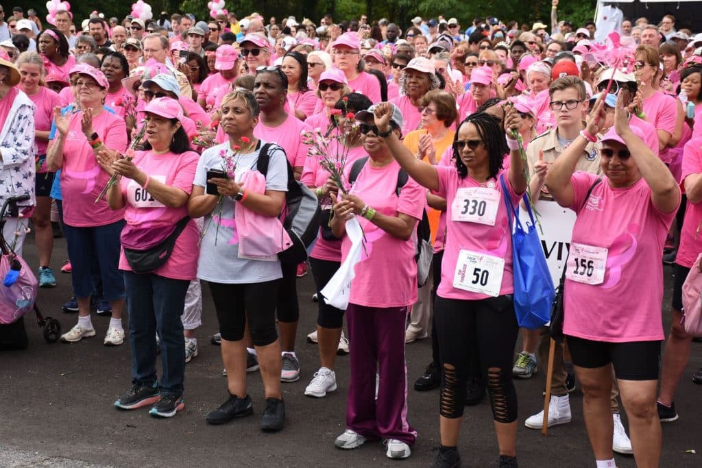 Participants in the Triangle Race for the Cure